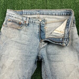 Levi's 559 Straight Leg Stretch Zip Fly Jeans Mens 34x31" Blue Light Wash Modern